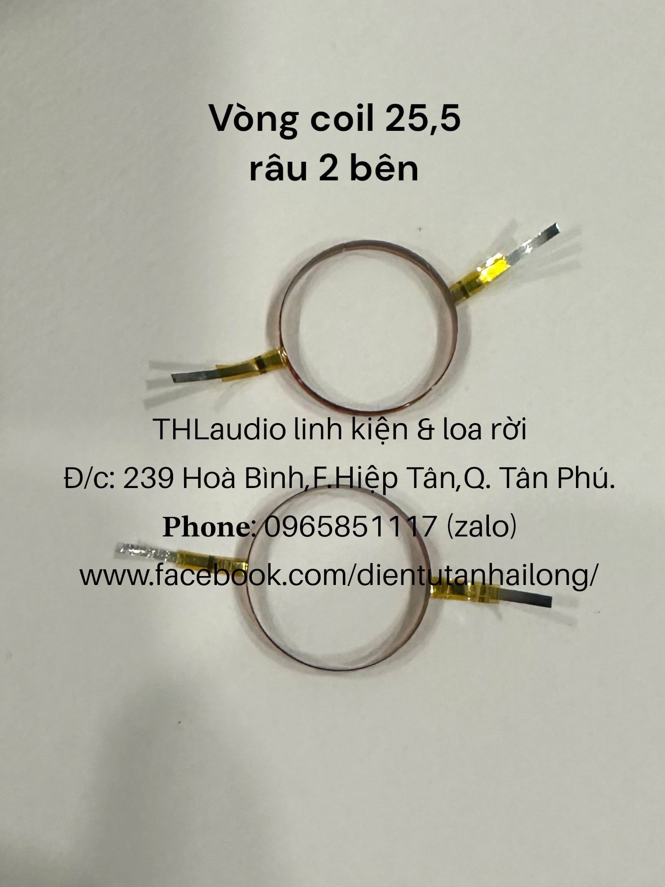 Vòng coil Treble 25.5