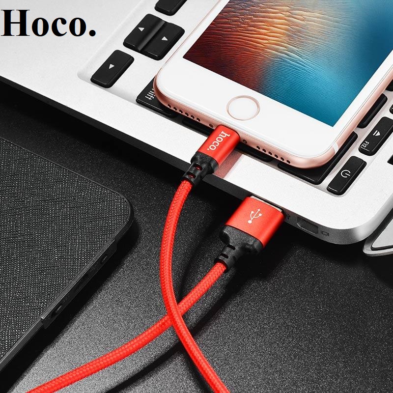 Cáp sạc iphone dài 1m/2m Hoco X14 siêu bền hàng chính hãng