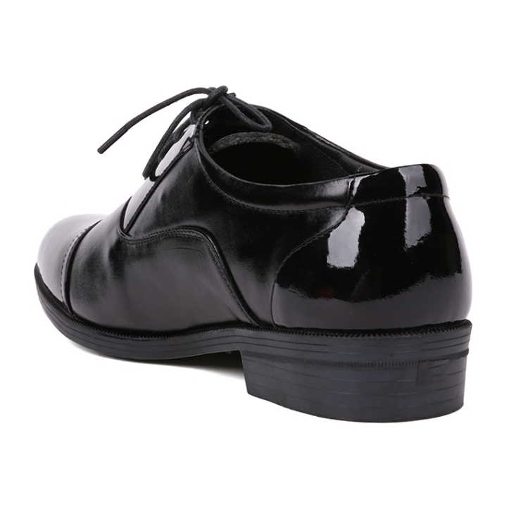 Giày nam da bò cột dây màu đen HQ7116