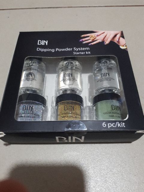 Sét Bộ 3 liên kết và 3 màu bột nhúng thương hiệu Bin
