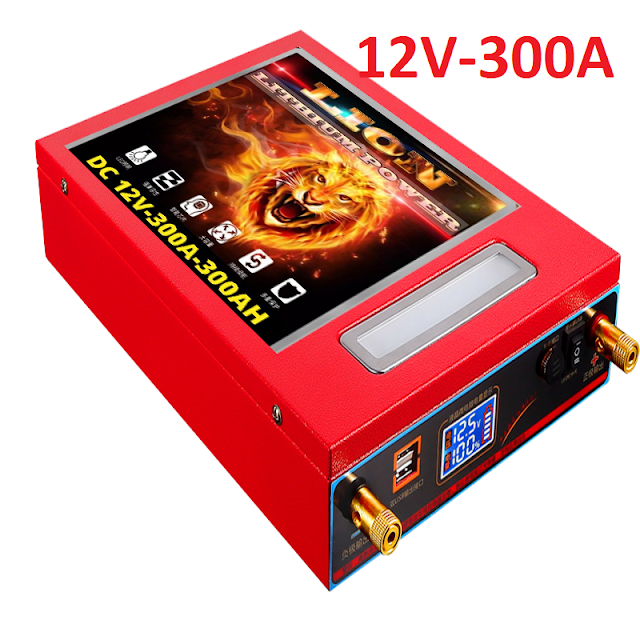 Bình pin lithium 12v - 300ah - bình pin lithium 12v-300ah vỏ kim loại