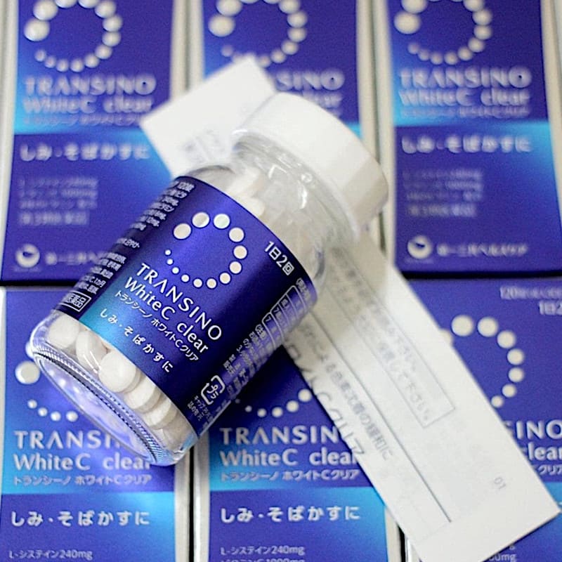 Viên uống trắng da Transino White C Clear Nhật Bản