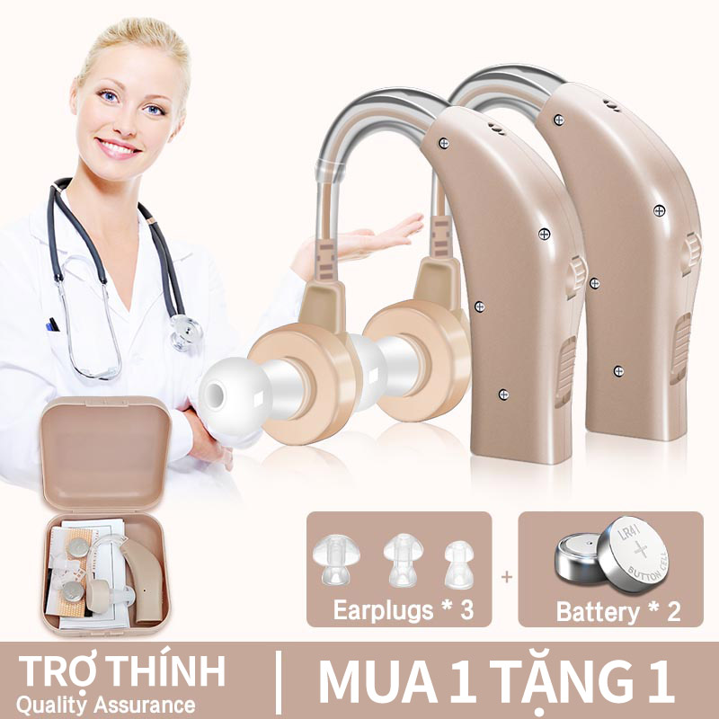 Cod máy trợ thính tai nghe trợ thính cao cấp không dây cho người già lãng tai tai nghe người khiếm thính âm thanh to rõ