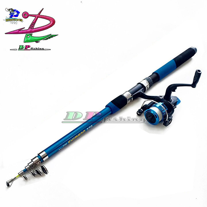 Bộ cần câu máy rút shimano đủ size 2m1 - 3m6.!!! BC21105
