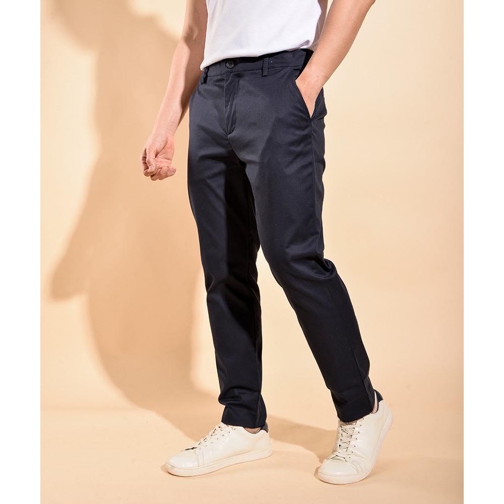 ROUTINE Quần kaki nam cotton co giãn 10F19PCA005 Navy
