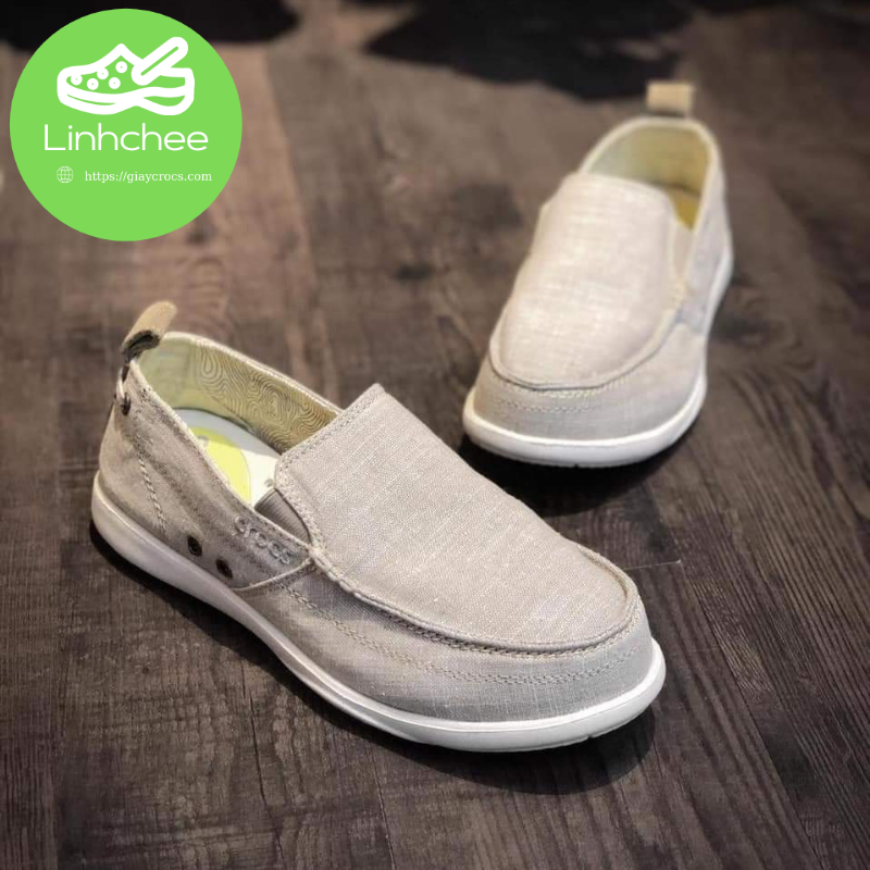 GIÀY CROSS NAM WALU CHAMBRAY MÀU KAKI VÀNG