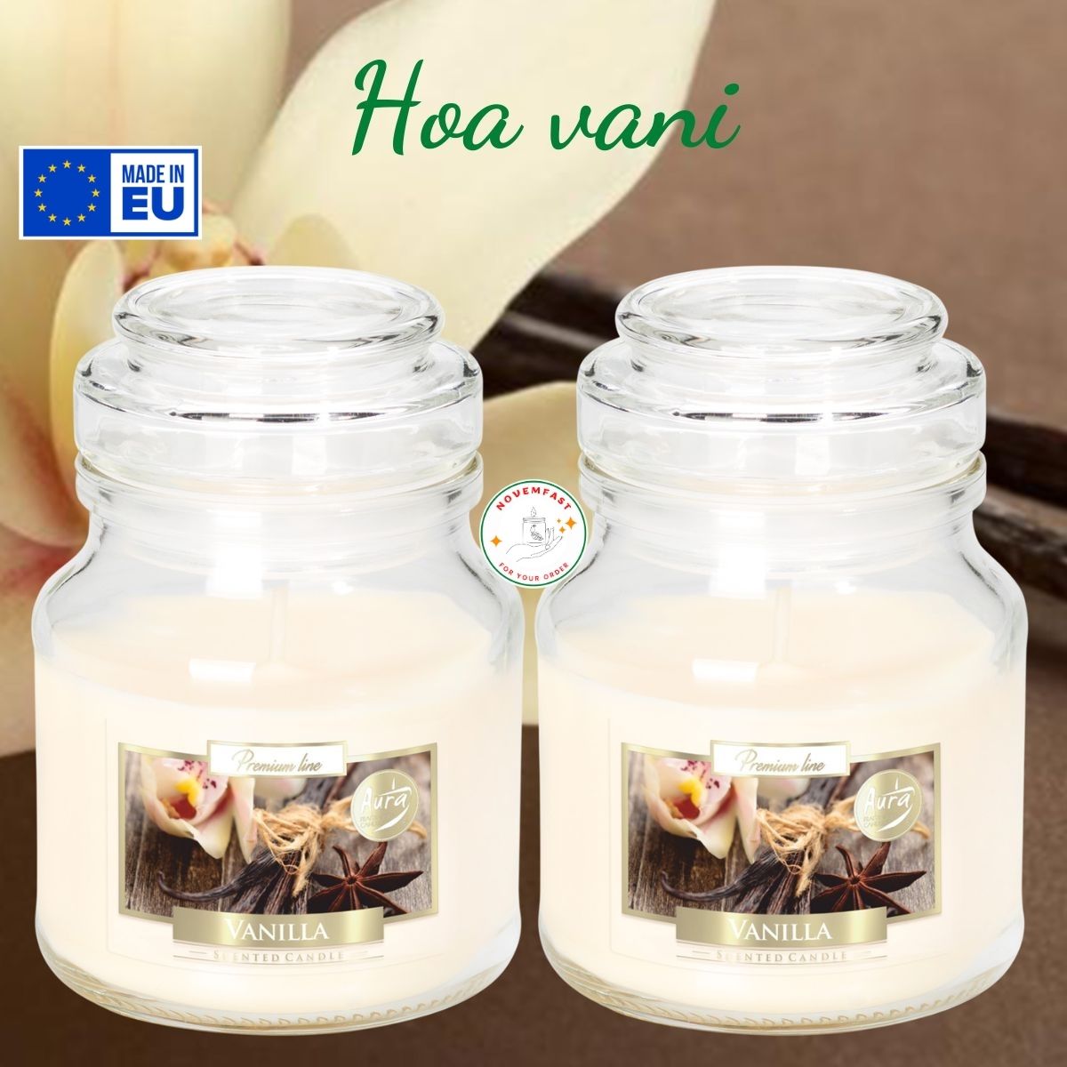 Combo 2 Hũ nến thơm phòng Bispol 120g