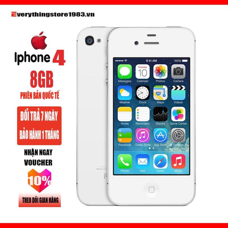 Điện thoại Apple iPhone 4- 8GB - Full Phụ Kiện - phiên bản quốc tế - Bao đổi trả - Everythingstore1983.vn