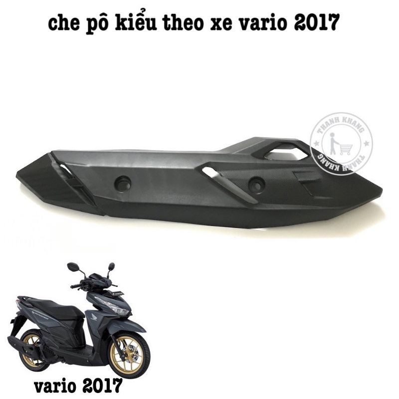 Ốp pô Vĩ Bô  ( che pô) Vario 2018 2017 - TanThanh 247