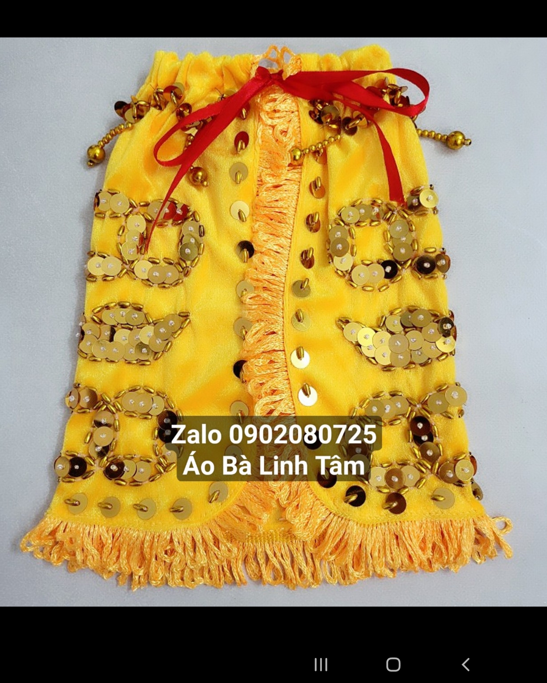 Áo Thần Tài - Thổ Địa (Kết Cườm)