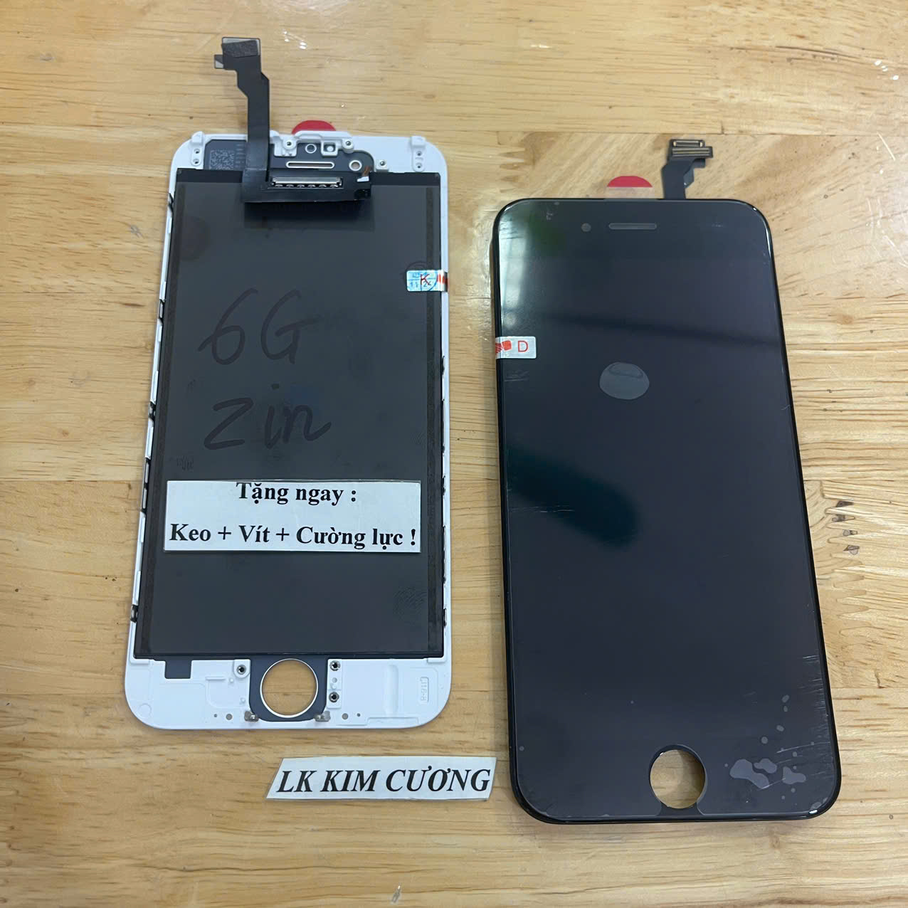 Màn hình tương thích ip 6g , Loại zin ép kính