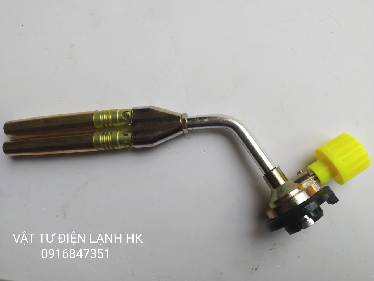 Đèn khò hàn gas mini đôi - hai mỏ - 2 mỏ