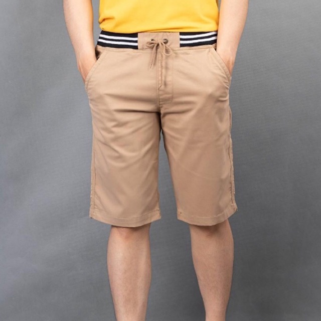 Quần Short Nam kaki lưng thun vải đẹp T0124