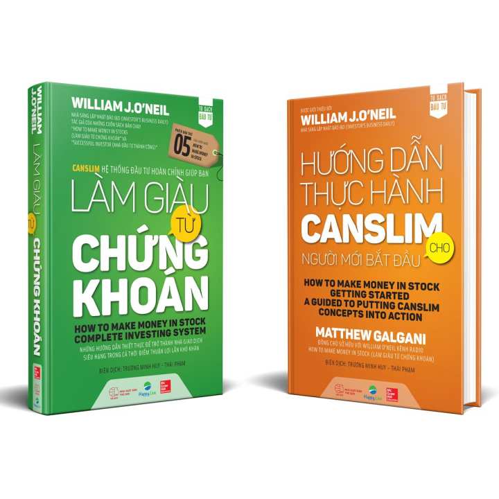 Bộ sách Làm Giàu Từ Chứng Khoán (How To Make Money In Stock) phiên bản mới + Hướng Dẫn Thực Hành CANSLIM Cho Người Mới Bắt Đầu