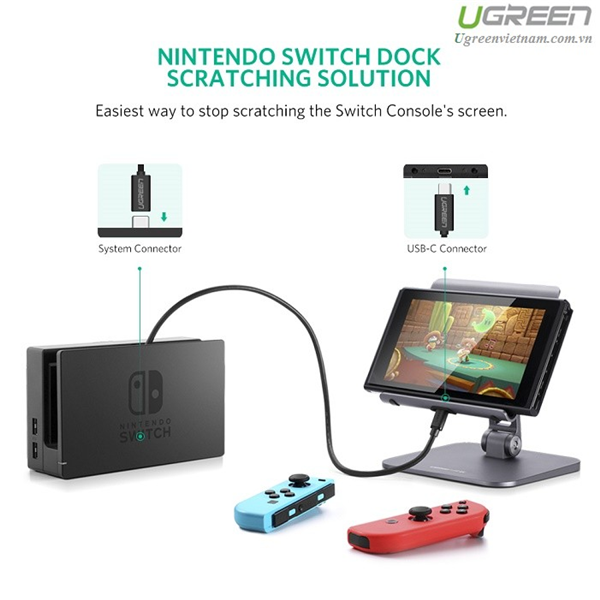 Cáp nối dài USB Type-C (Male/Female) dài 0,5m  Ugreen 40574 cao cấp