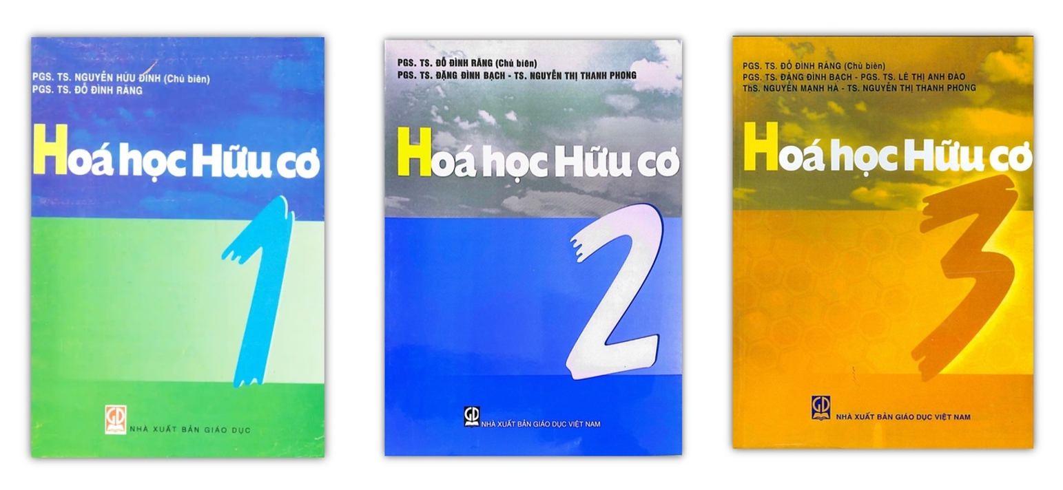 Sách - Combo 3 cuốn Hóa Học Hữu Cơ - Tập 1 + 2 + 3 (DN)