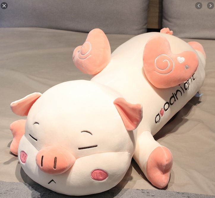 GẤU BÔNG HEO GOODNIGHT SIÊU CƯNG SIZE 50CM