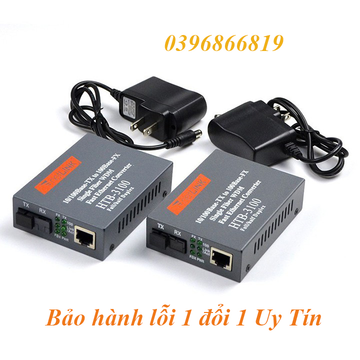 Bộ chuyển đổi quang điện Netlink HTB-3100 Chuẩn B Single Mode