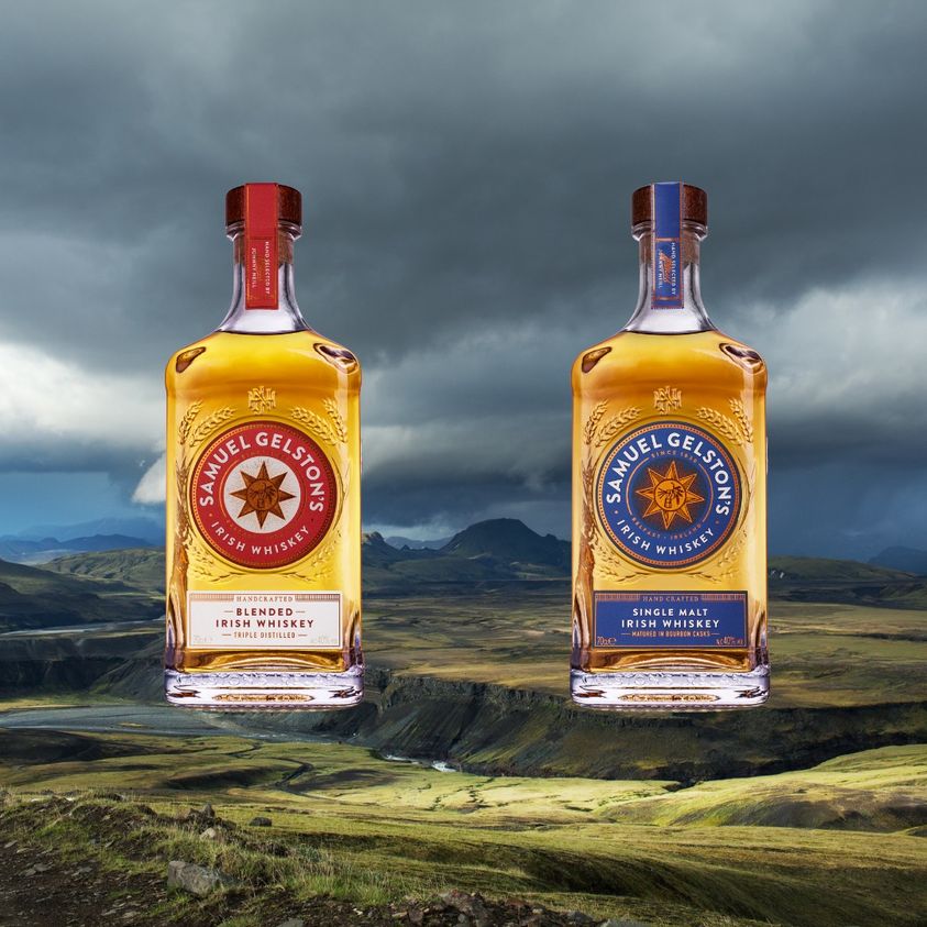 [CHÍNH HÃNG] Rượu Irish Whiskey Samuel Gelston's Blended - 700ML - 40%