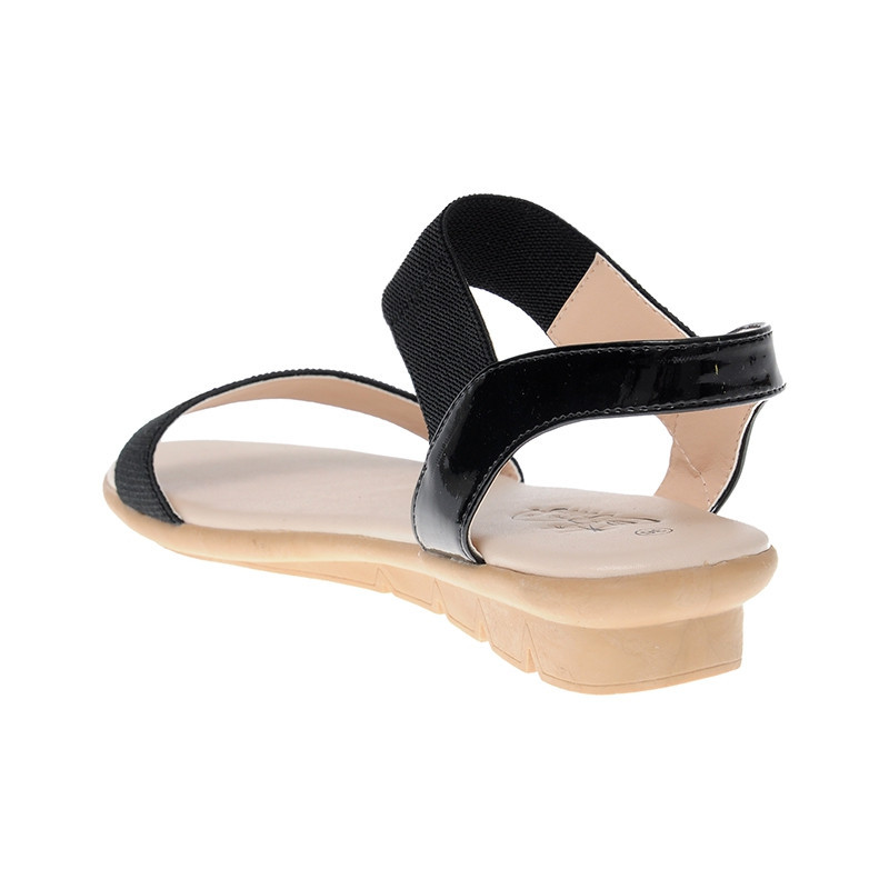 Giày Sandal Nữ cao cấp  DTW005188DEN và KEM