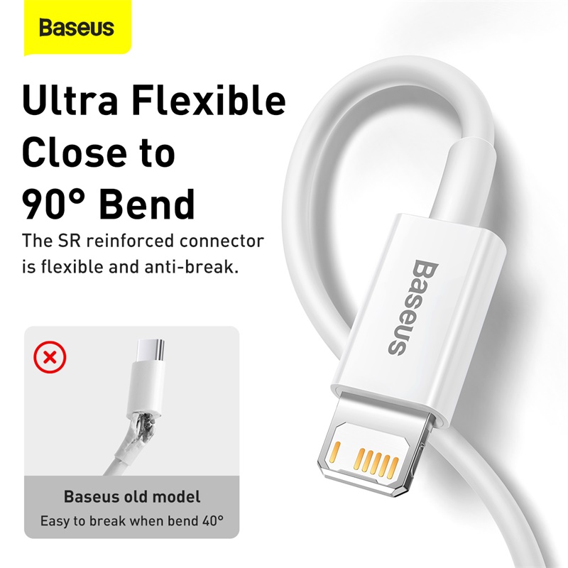 Baseus 2.4A Fast Charging USB Cable for iPhone 12 Pro Max Phone Charger Data Cable for iPhone 11 Pro 8 XR X 7 Plus USB Cable Fast Charge Cable