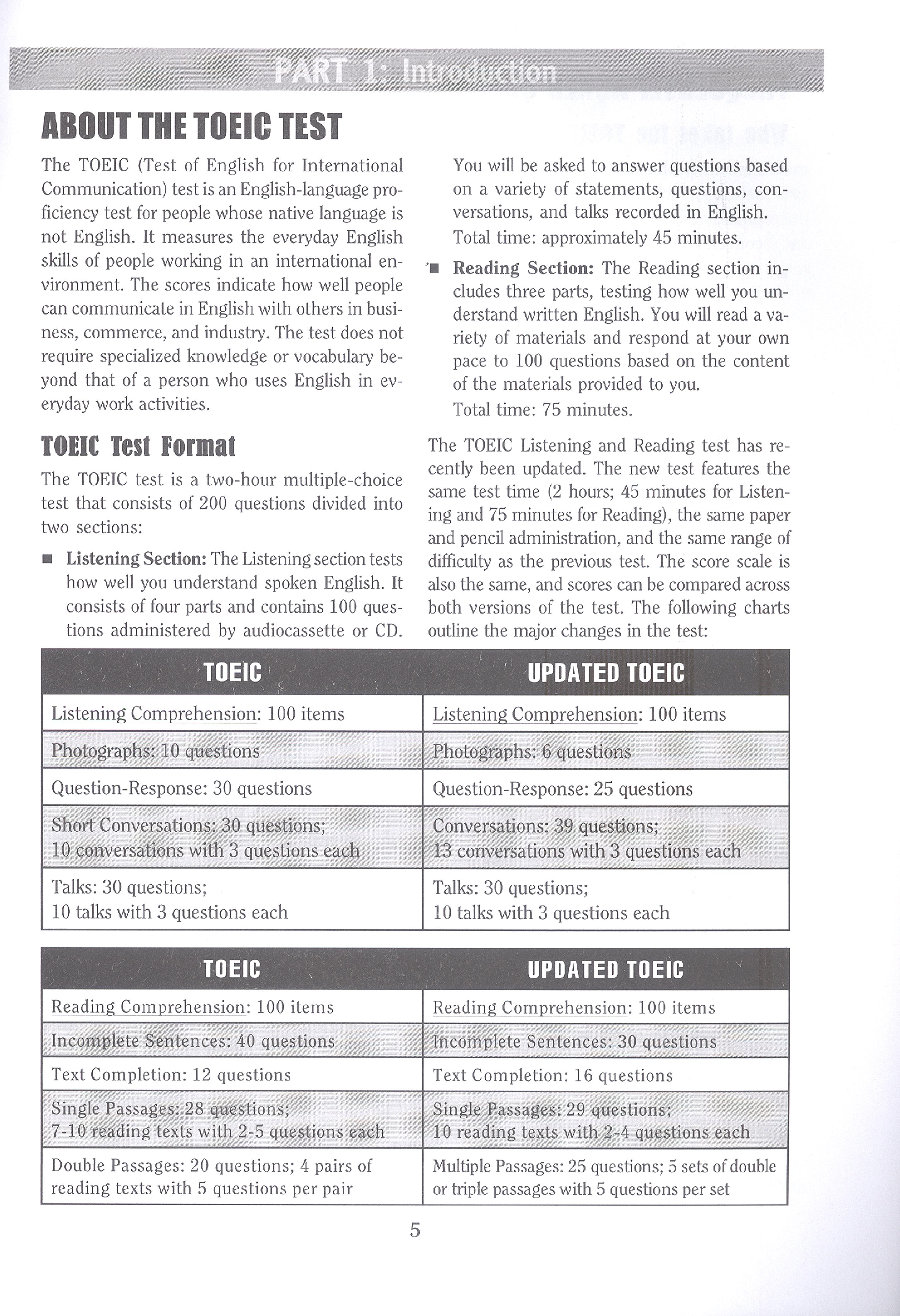 New Toeic 5 Actual Test Rc