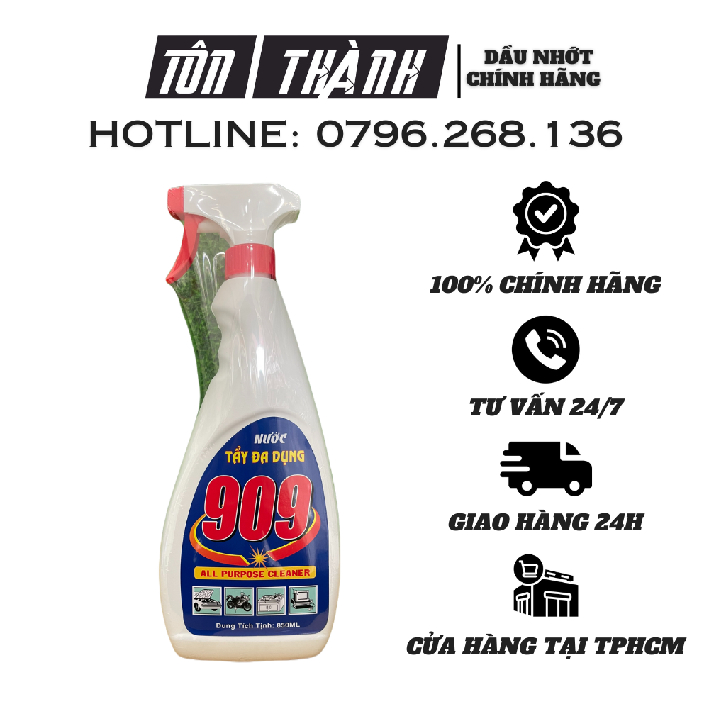 Nước tẩy đa dụng 909 (850ml)