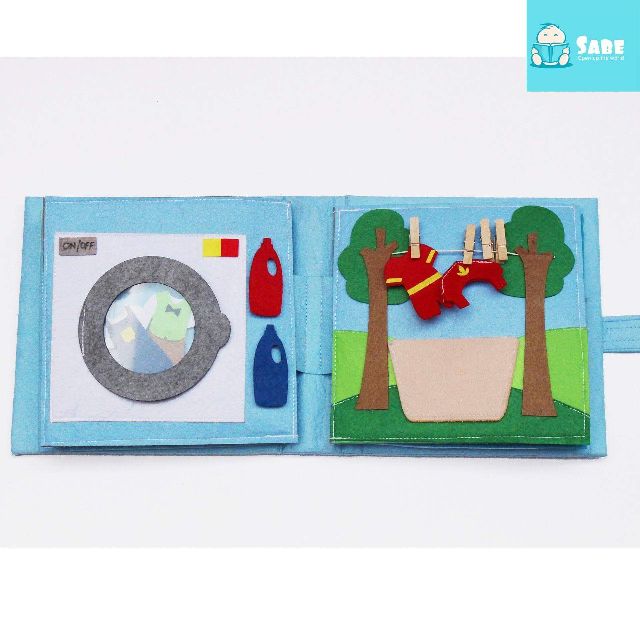 Sách vải - bé trai yêu thích khám phá