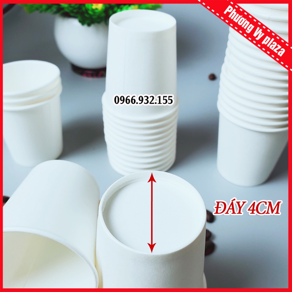 500 chiếc cốc giấy 90ml ~ 3oz ly giấy NHẬP KHẨU HÀN QUỐC