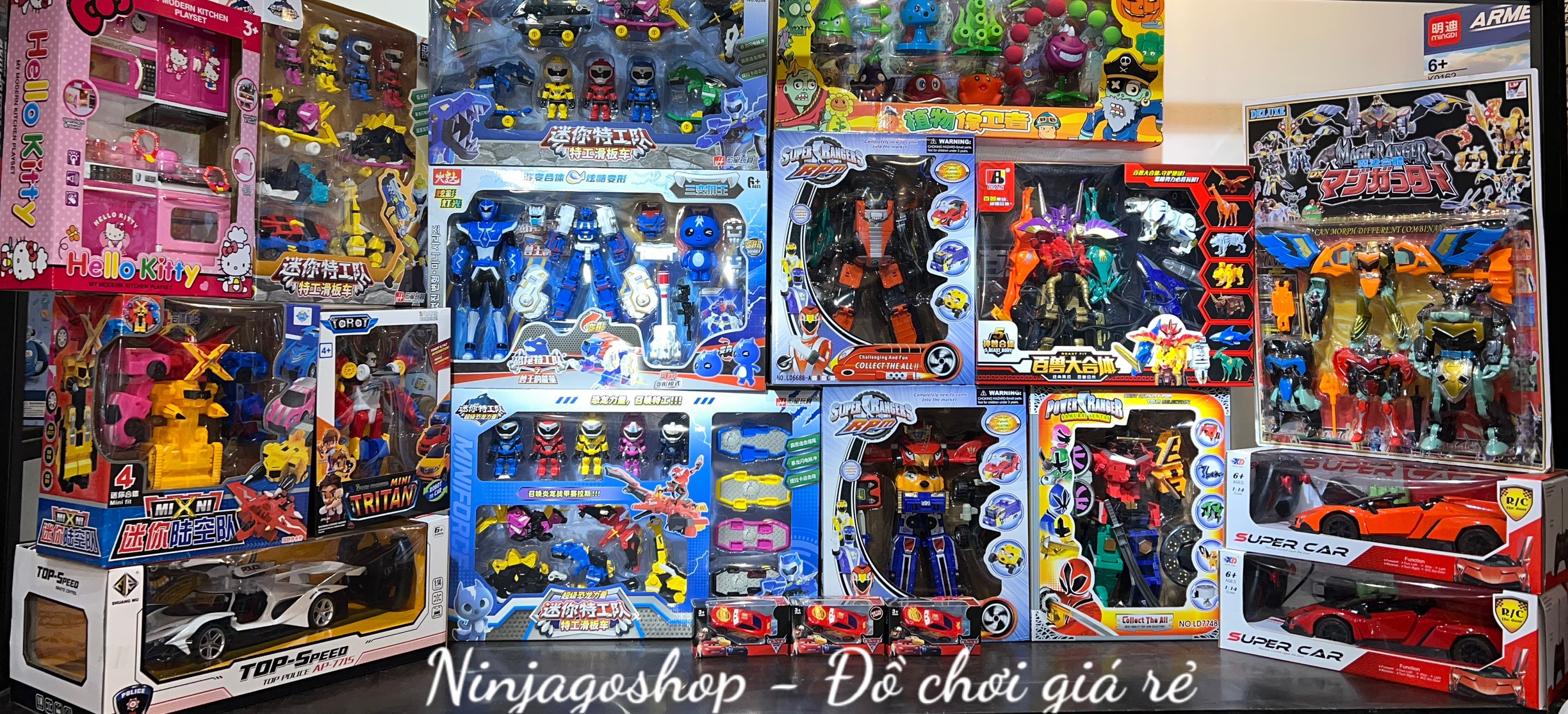 Đồ chơi siêu nhân lắp ráp - Siêu nhân thần kiếm Samurai