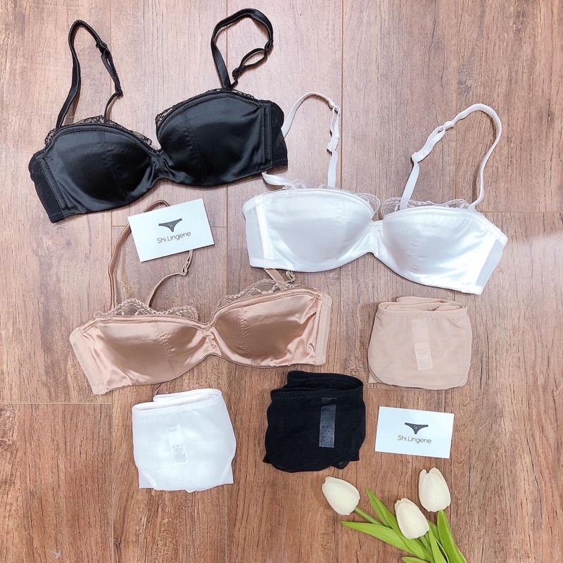 Set áo ngực bra có gọng mút mỏng [Shi.Lingerie]