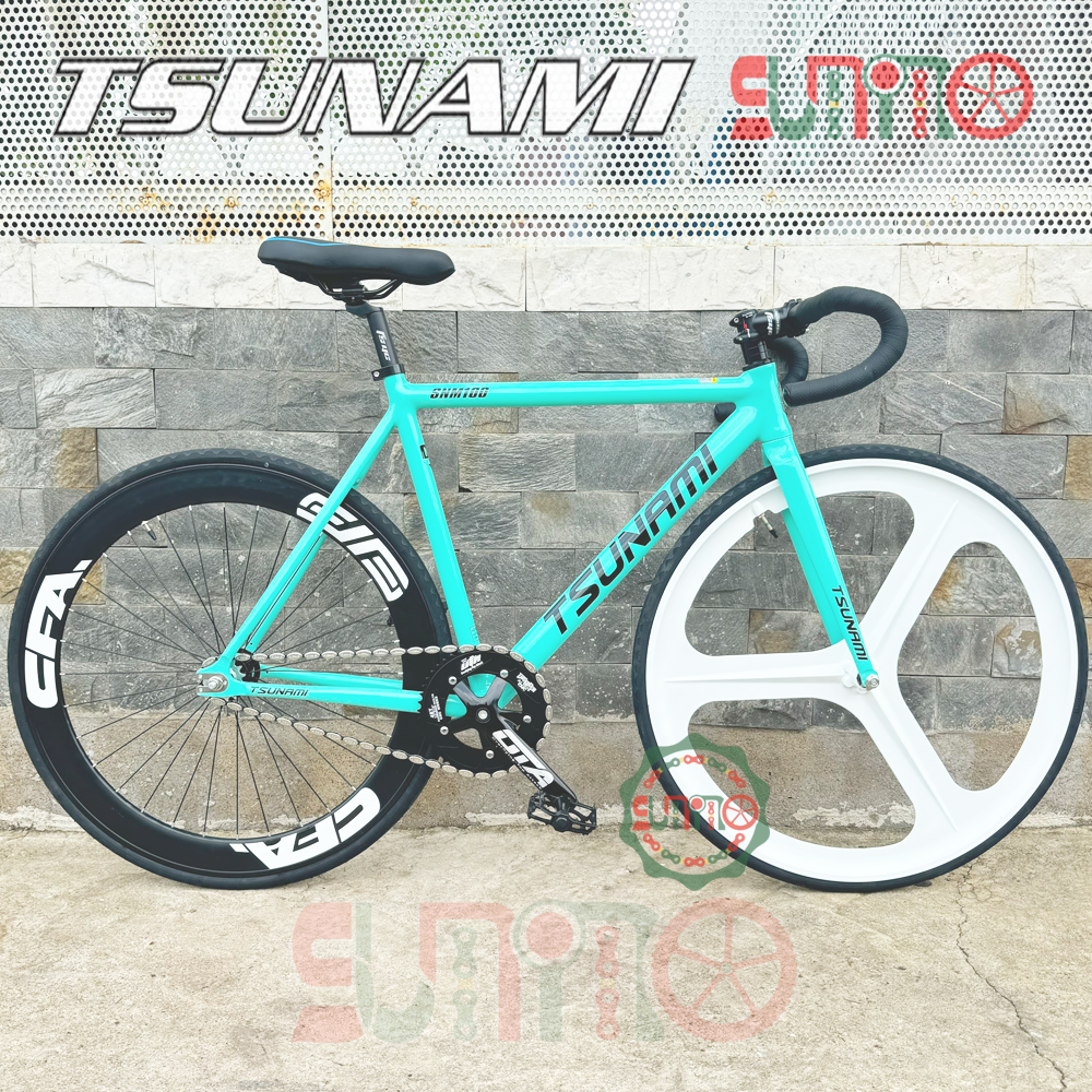 Vành bộ 6cm fixed gear hub LEGEND bạc đạn kèm tem vành