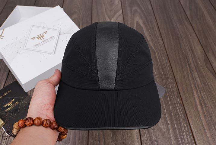 Mũ Lưỡi Trai Nón Sơn Nam Nữ Đen Phối Da Dài Vải Dù Chính Hãng Hàng Chuẩn Tem 7 Màu Thời Trang Cao Cấp Mới 2022 / Nón Kết Sơn