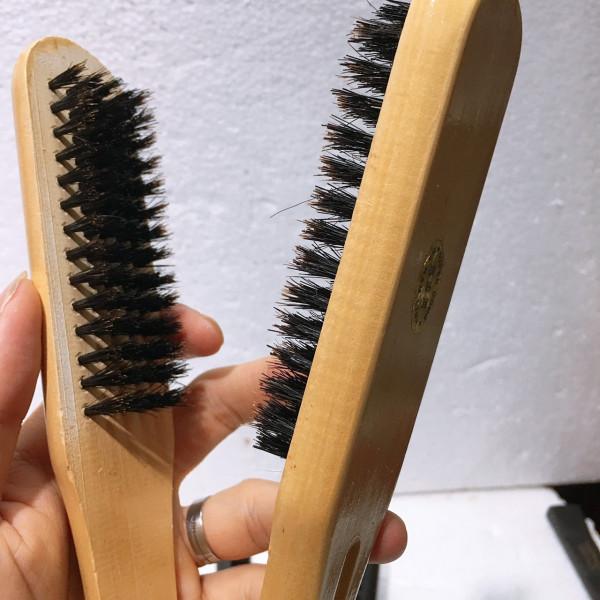 LƯỢC GỖ KẸP TÓC ÉP
