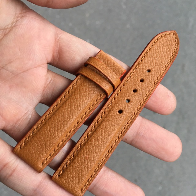 Dây đồng hồ da bò Epsom nhập khẩu
