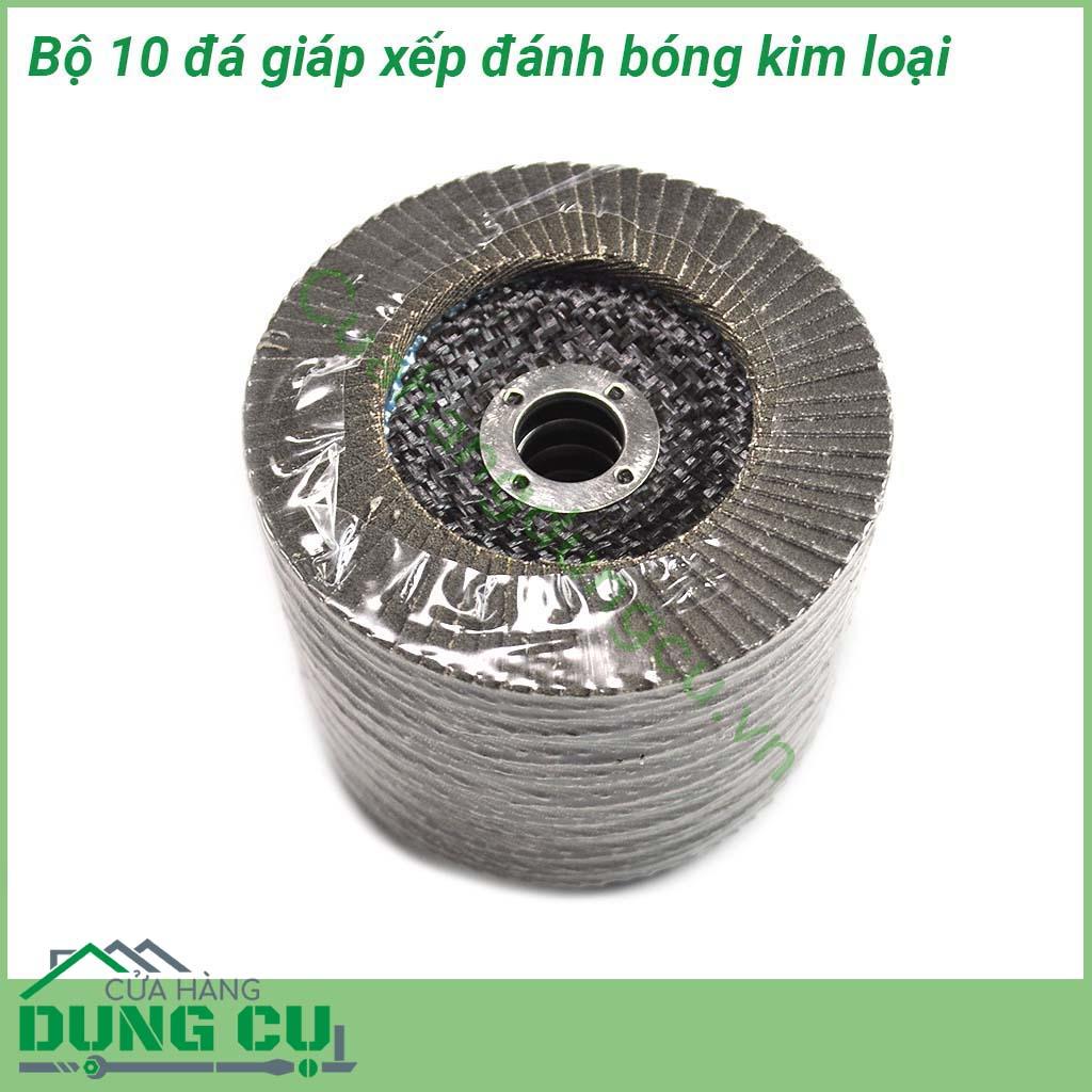 Bộ 10 giáp xếp đánh bóng kim loại