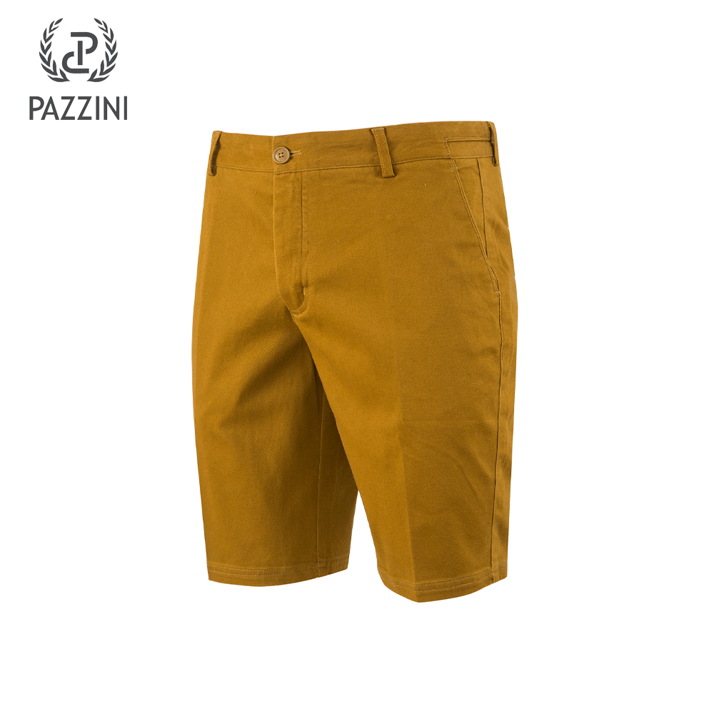 PAZZINI Quần short kaki nam basic trẻ trung, năng động - BK005
