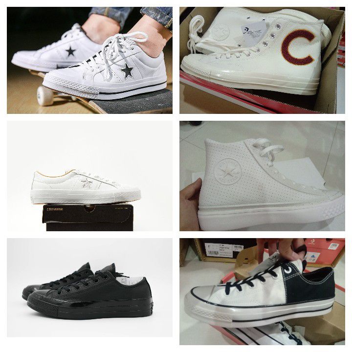 [HCM]giày converse one star da trắng real new