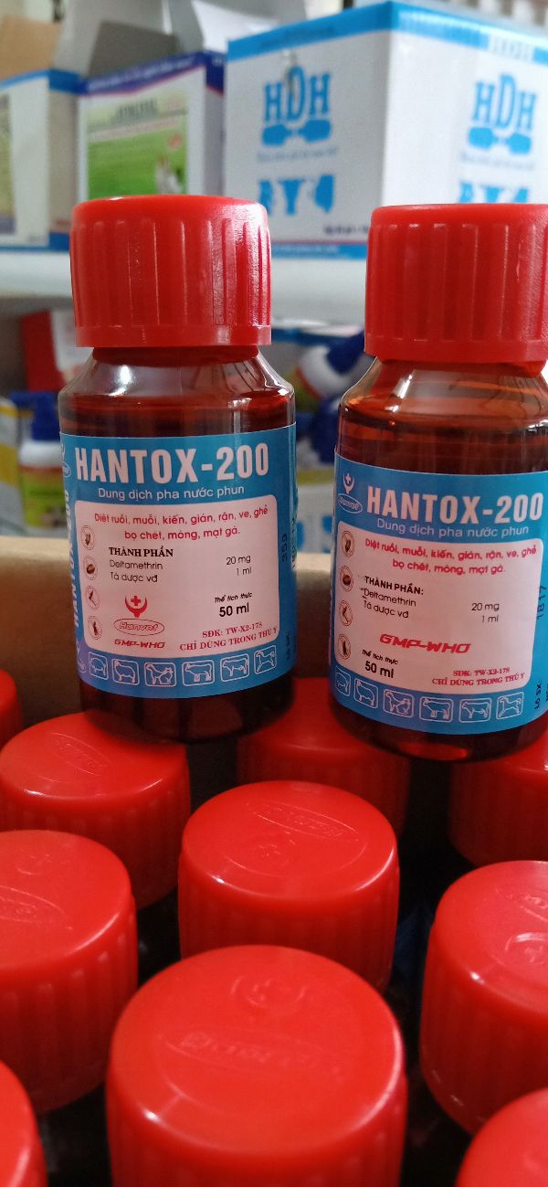 Hantox 200 Diệt ruồi muỗi kiến gián mò mạt gà - 013