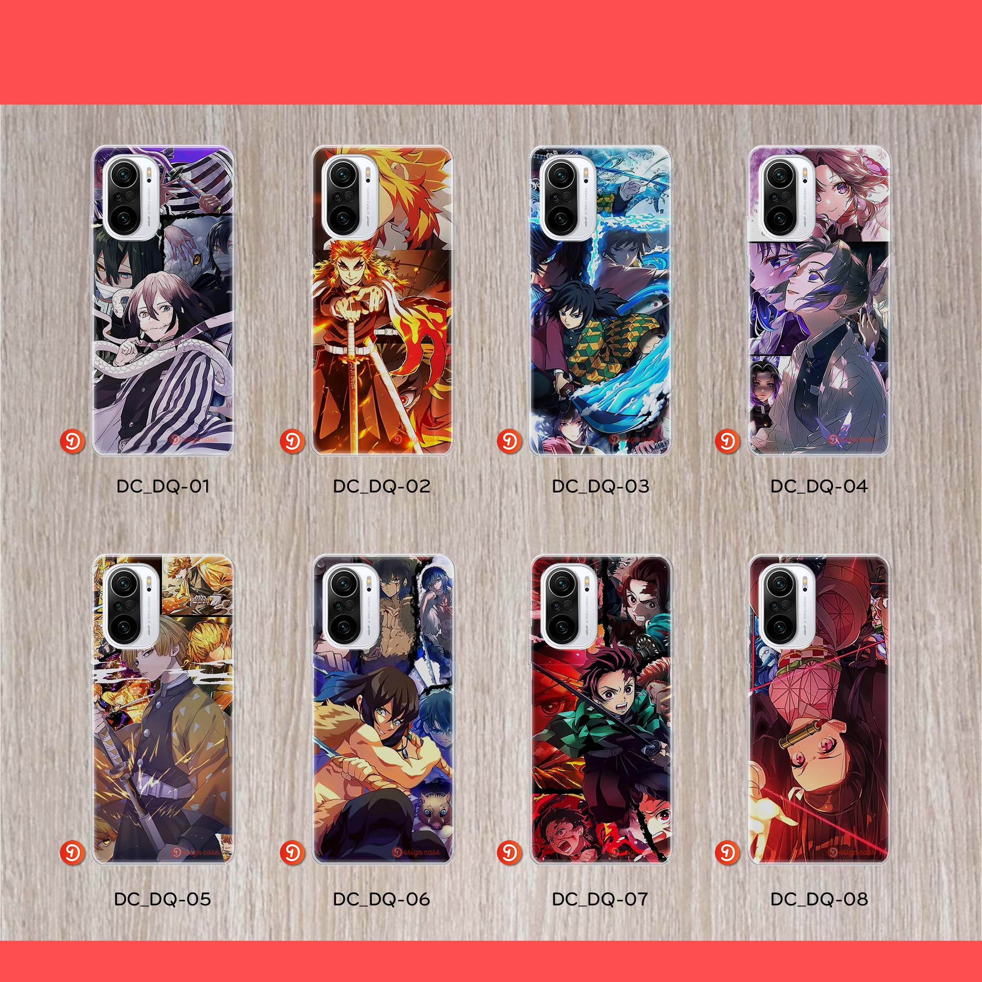 ỐP LƯNG ĐIỆN THOẠI XIAOMI REDMI K40/K40 PRO IN HÌNH ANIME KIMETSU NO YAIBA