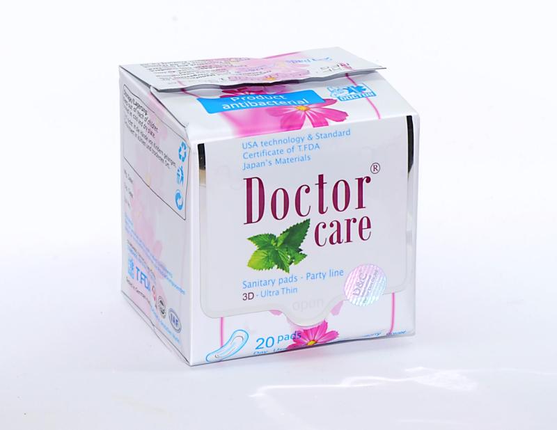 Doctor Care/Băng vệ sinh thảo dược Doctor care Hàng ngày nhập khẩu