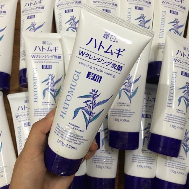 [HCM]SỮA RỬA MẶT HẠT Ý DĨ HATOMUGI Nhật Bản