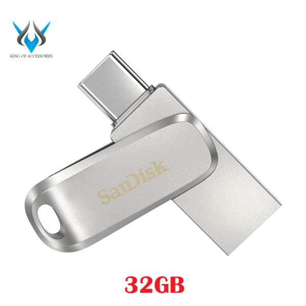 Bảng giá USB OTG Sandisk Ultra Dual Drive Luxe USB Type-C 3.1 32GB 150MB/s (Bạc) - Vỏ kim loại cao cấp - Phụ Kiện 1986 Phong Vũ