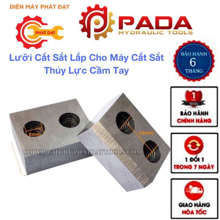 Lưỡi cắt sắt lắp cho máy cắt sắt thủy lực cầm tay rc16-rc20-rc22-rc25