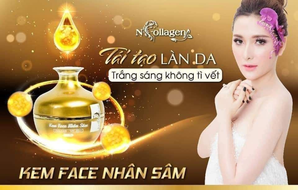 [HCM]Kem face Sâm Ncolagen (TặNg KèM SéT TẩY Tế BàO ChếT)