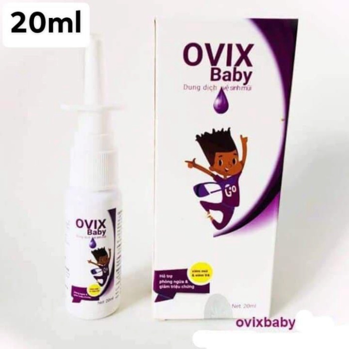 Dung dịch vệ sinh mũi Ovix Baby ( 20ml )