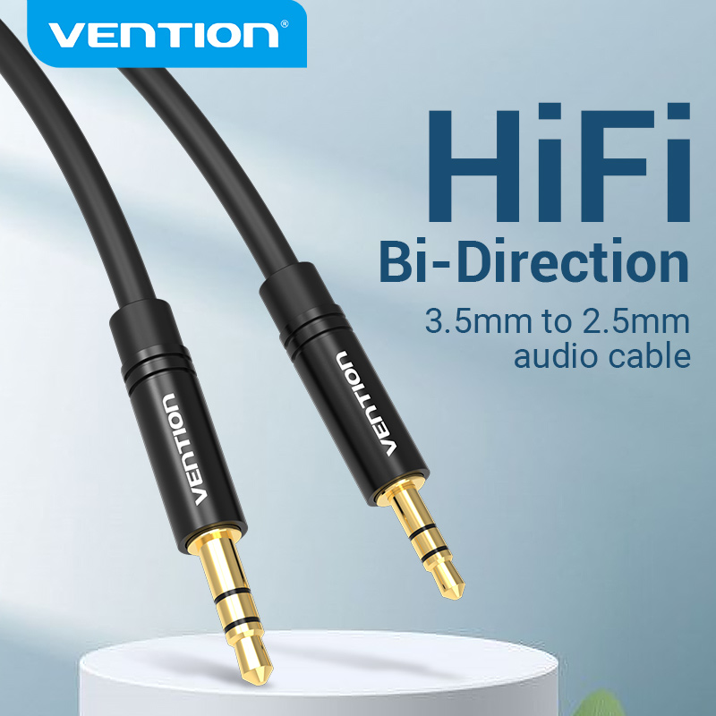 Vention dây kết nối âm thanh Aux 2.5mm to 3.5 Audio cable 3.5mm to 2.5mm