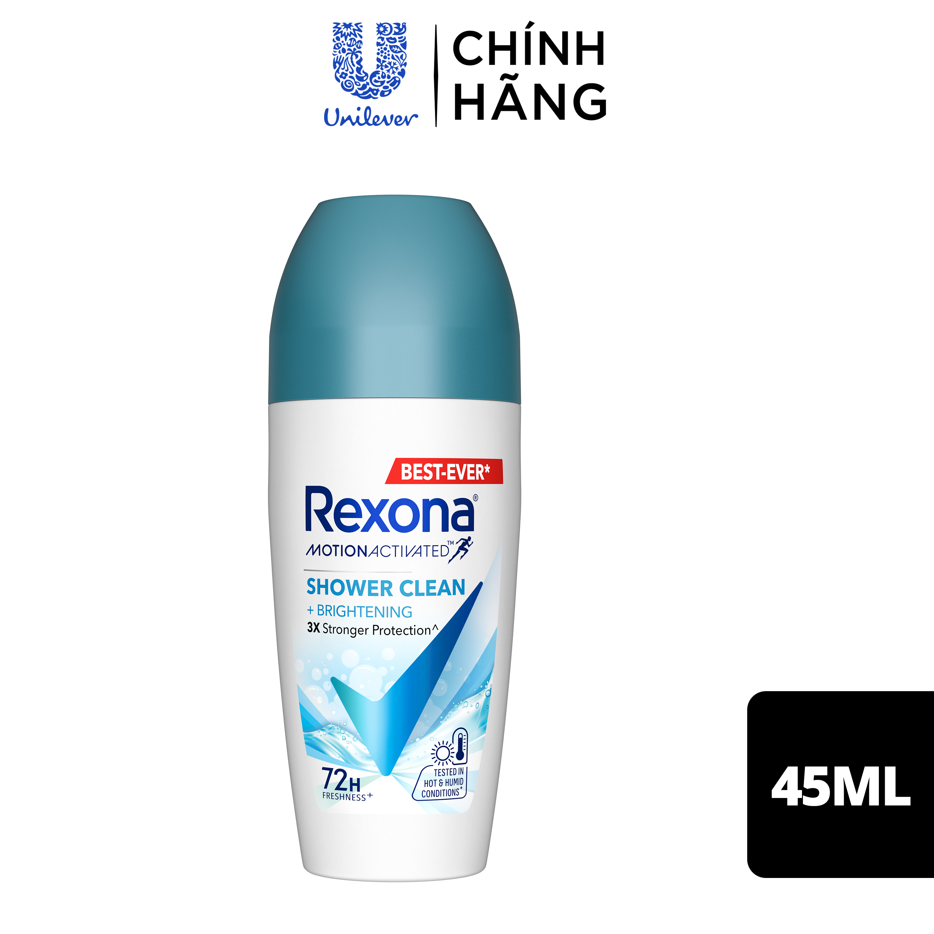 Lăn khử mùi Rexona Women 72H khô thoáng mát lạnh dành cho nữ 45 ml