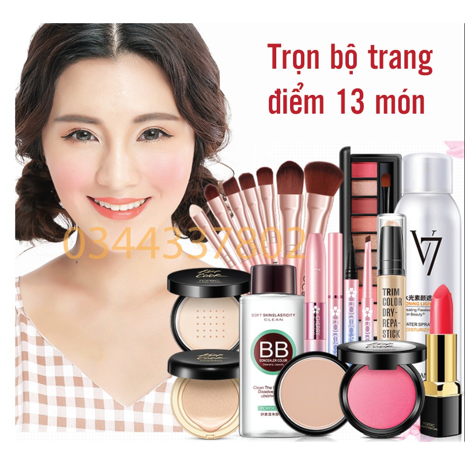 combo trang điểm 13 món