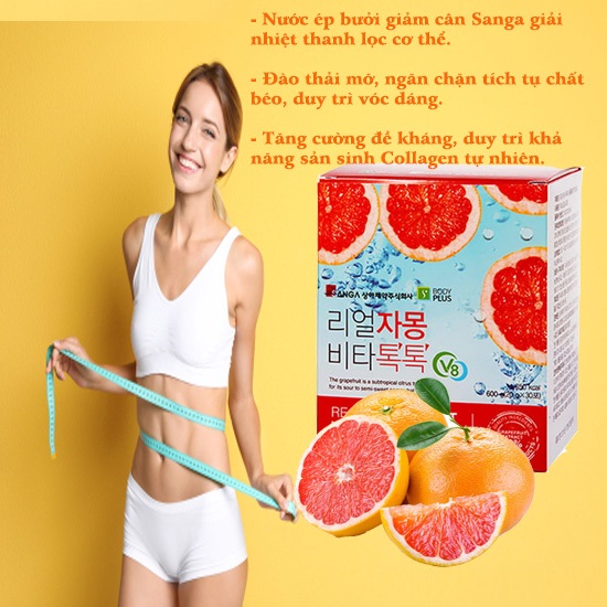Trà bưởi giảm cân SangA Hàn Quốc